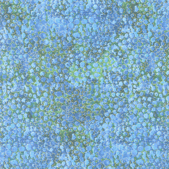 Shimmer Wild Thing - River Rock Deep Blue Sea Yardage