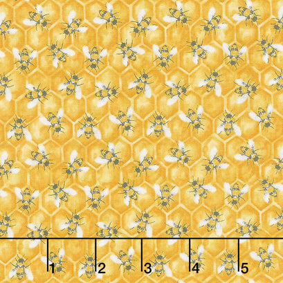 Show Me the Honey - Bees Yellow Yardage