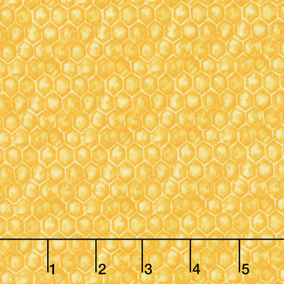 Show Me the Honey - Honeycomb Yellow Yardage