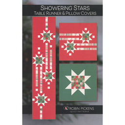 Showering Stars Table Runner and Pillows Pattern Primary Image