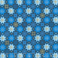 Signs from Above - Star Tiles Royal Metallic Yardage Primary Image