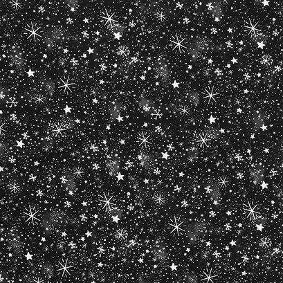 Silent Night - Sky Black Yardage