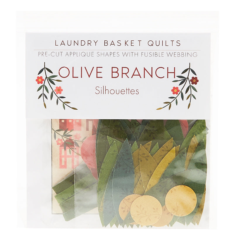Silhouettes Laser Cut Fusible Appliqué Shapes - Olive Branch Primary Image
