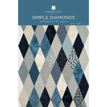 Simple Diamond Quilt Pattern by Missouri Star
