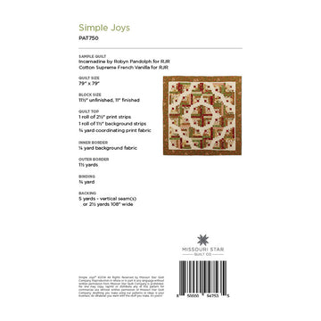 Simple Joys Quilt Pattern by Missouri Star