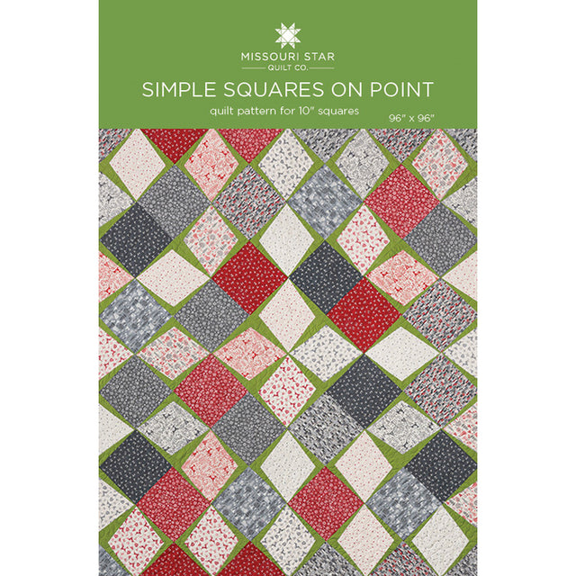 Simple Squares on Point Quilt Pattern by Missouri Star