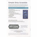 Simple Strip Scramble Quilt Pattern from Man Sewing