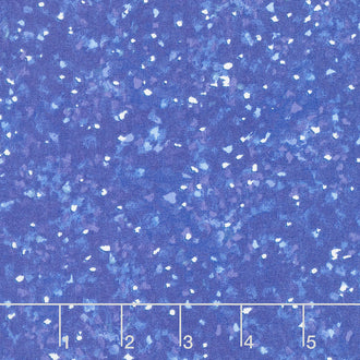Ski Town - Snowy Dots Dark Periwinkle Yardage