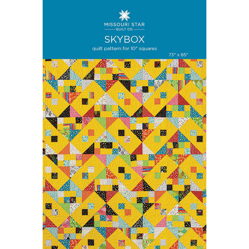 Skybox Quilt Pattern by Missouri Star Size Twin Contemporary | Missouri Star Quilt Co.