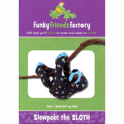 Slowpoke the Sloth Funky Friends Factory Pattern