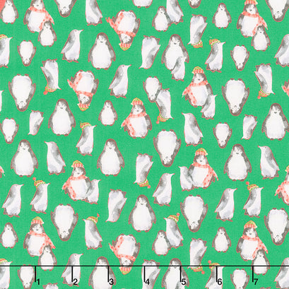 Snow Day - Penguins Green Yardage