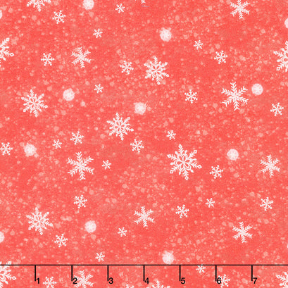 Snow Day - Snow Storm Red Yardage