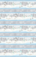 Snow Valley - Repeating Stripe Multi Yardage Alternative View #1