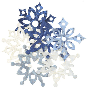 Snowflakes Fusible Appliqué Shapes Alternative View #1