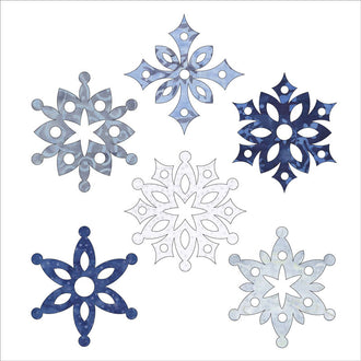 Snowflakes Fusible Appliqué Shapes