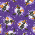 So Adora-Boo! - Witches Purple Glow in the Dark Yardage