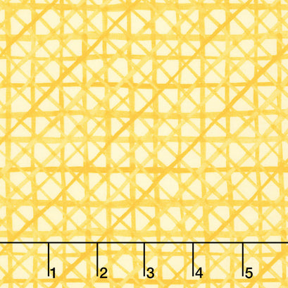 Solana - Criss Cross Buttercup Yardage