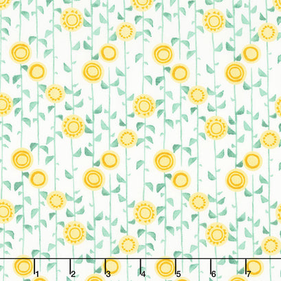 Solana - Stalks Cream Yardage