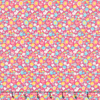 Solstice - Buttercup Fuschia Yardage