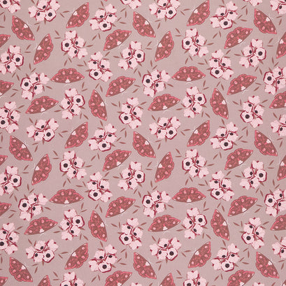 Sonnet Dusk - Moths Taupe Yardage