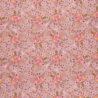 Sonnet Dusk - Roses Taupe Yardage