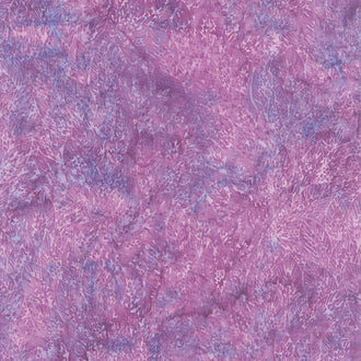 Sparkler Batiks - Large Wheat Leaves Amethyst Yardage