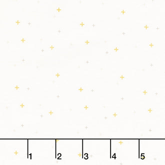 Sparkler - White Metallic Yardage