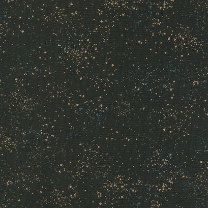 Speckled - Black Metallic Yardage