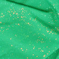 Speckled - Emerald Green Metallic Yardage