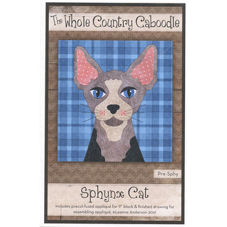 Sphynx Cat Precut Fused Appliqué Pack