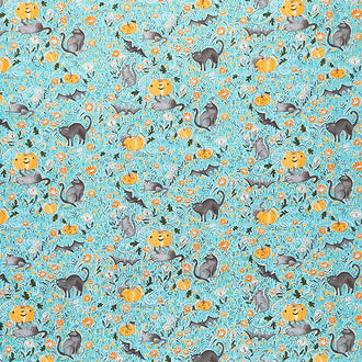 Spirit of Halloween - In the Patch Blue Yardage