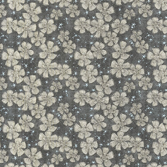 Spirit of Halloween - Nocturnal Bloom Charcoal Yardage