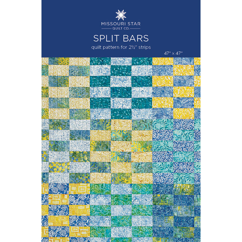 Split Bars Quilt Pattern by Missouri Star