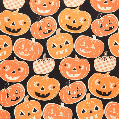 Spooktacular - Pumpkintopia Black Yardage