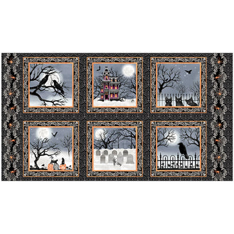 Spooky Night - Spooky Blocks Black Panel