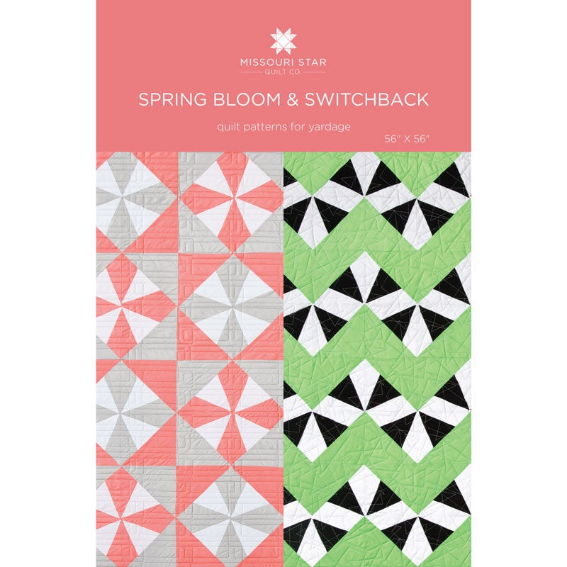 Spring Bloom & Switchback Quilt Pattern by Missouri Star