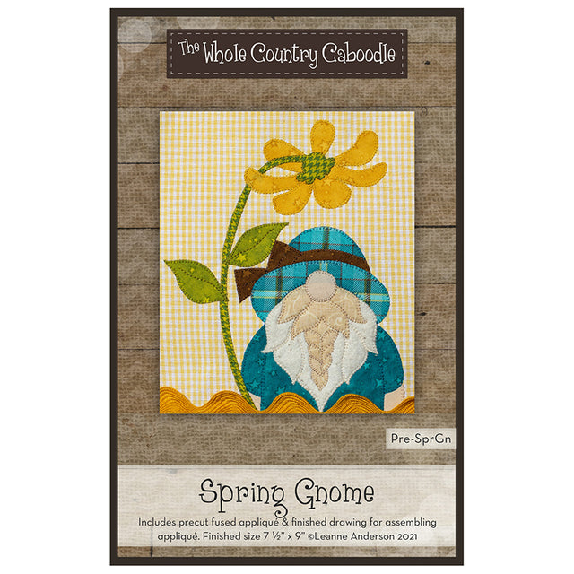 Spring Gnome Precut Fused Appliqué Pack Primary Image