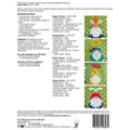 Spring Gnomes Bench Pillow Pattern