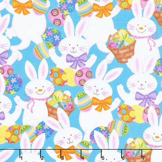 Spring Has Sprung - Spring Bunnies Multi Yardage