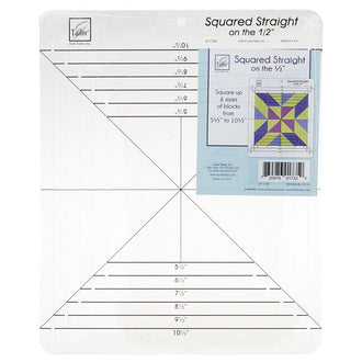 Squared Straight on the 1/2" Ruler