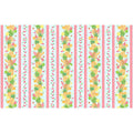Squeeze the Day - Fruit and Floral Repeating Stripe Multi Yardage
