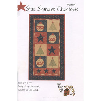 Star Spangled Christmas Pattern