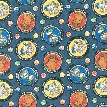 Star Wars - Badges Multi Yardage