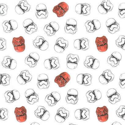 Star Wars - Helmets Tossed Multi Yardage
