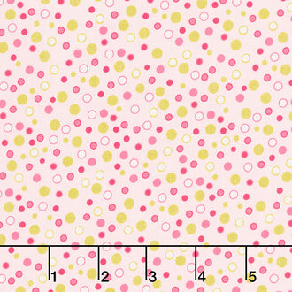 Stardust - Dots Ballerina Metallic Yardage