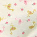 Stardust - Flamingo Vintage White Metallic Yardage
