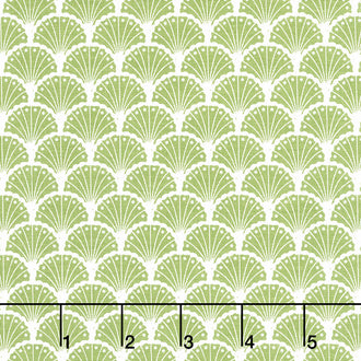 Stardust - Scallops Olive Yardage
