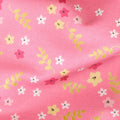 Stardust - Tiny Floral Pink Metallic Yardage