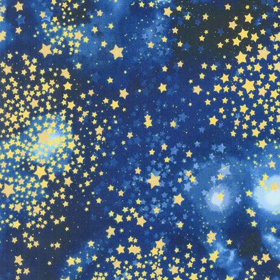 Stargazers - Stars Stratosphere Metallic Yardage