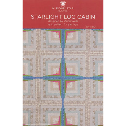 Starlight Log Cabin Quilt Pattern by Missouri Star
